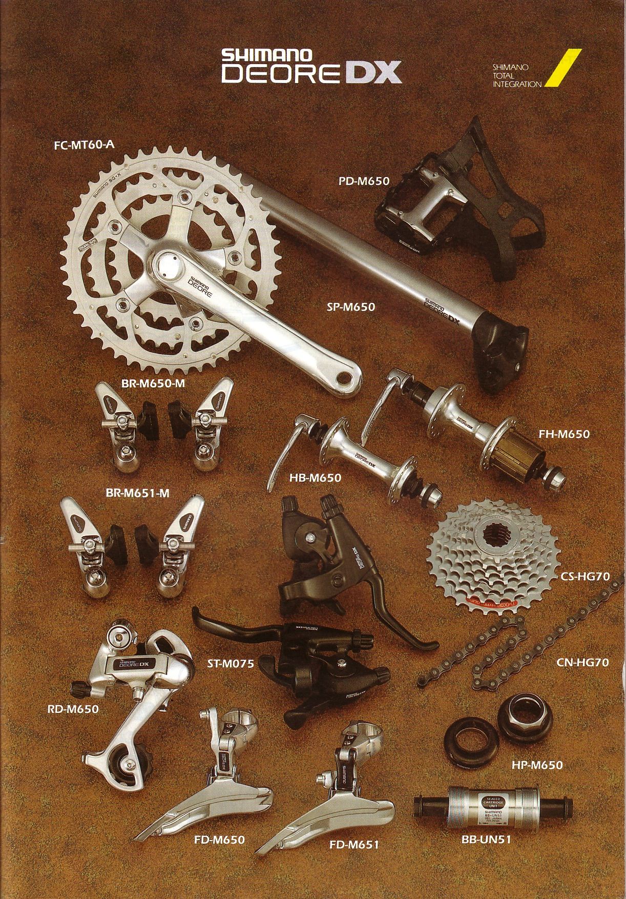 Deore DX Shimano Catalogue 1993 Retrobike
